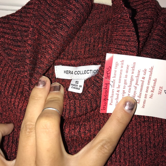 Ribbed Sweater Dress - Picture 2 of 3